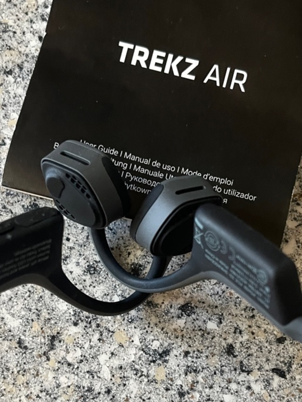 Aftershokz Trekz Air Wireless Bone Conduction Headphones - Gray - Picture 3 of 3